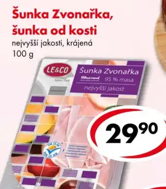 CBA Šunka Zvonařka, šunka od kosti nabídka
