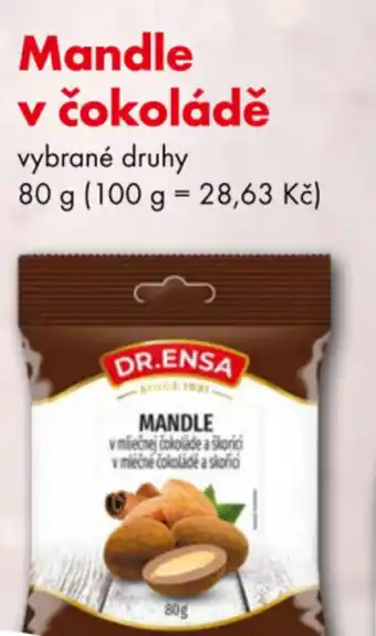 Mandle v čokoládě