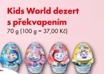CBA Kids World dezert s překvapením nabídka