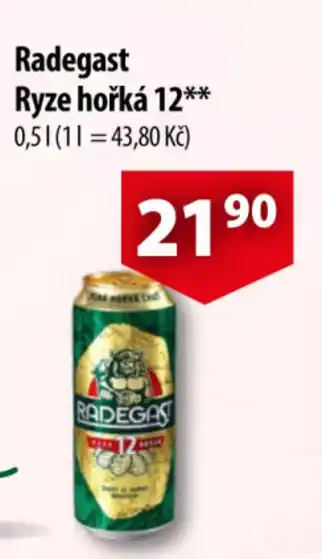 CBA Radegast Ryze hořká 12 nabídka