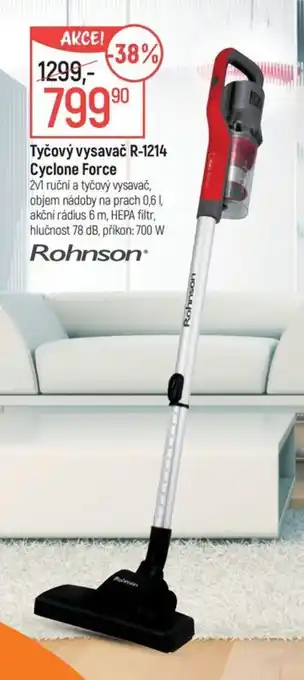 Globus Tyčový vysavač R-1214 Cyclone Force nabídka