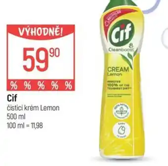 Globus Cif čisticí krém Lemon 500 ml nabídka