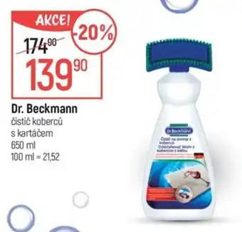 Globus Dr. Beckmann čistič koberců s kartáčem 650 ml nabídka