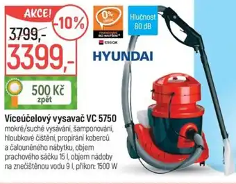 Globus Víceúčelový vysavač VC 5750 nabídka
