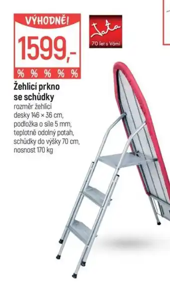 Globus Žehlicí prkno se schůdky nabídka