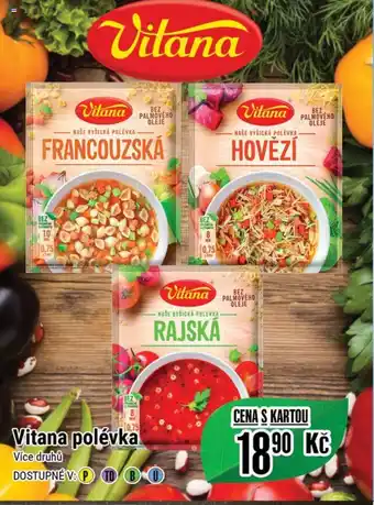 Tamda Foods Vitana polévka nabídka