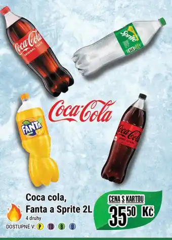 Tamda Foods Coca cola, Fanta a Sprite 2L nabídka