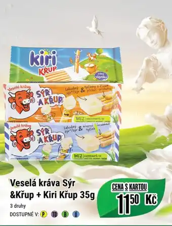 Tamda Foods Veselá kráva Sýr &Křup + Kiri Křup 35g nabídka