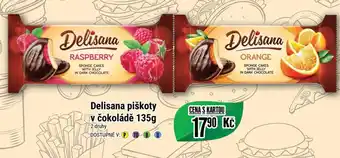 Tamda Foods Delisana piškoty v čokoládě 135g nabídka