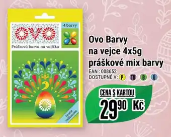 Tamda Foods Ovo Barvy na vejce 4x5g práškové mix barvy nabídka