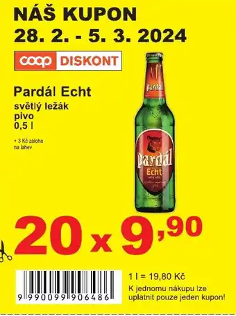 COOP DISKONT Pardál Echt nabídka