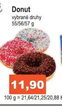 COOP DISKONT Donut nabídka