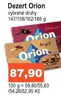 COOP DISKONT Dezert Orion nabídka