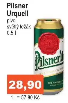 COOP DISKONT Pilsner Urquell nabídka