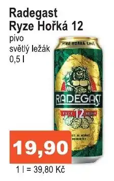 COOP DISKONT Radegast Ryze Hořká 12 nabídka