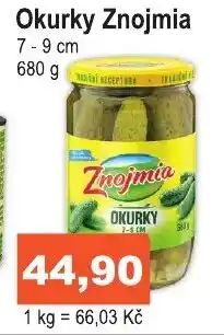 COOP DISKONT Okurky Znojmia nabídka