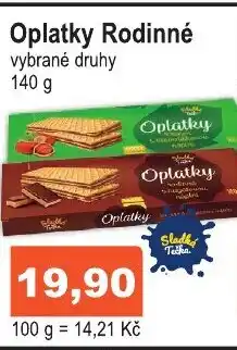 COOP DISKONT Oplatky Rodinné nabídka
