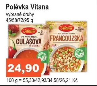 COOP DISKONT Polévka Vitana nabídka