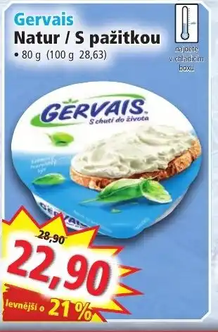 Norma Gervais Natur / S pažitkou nabídka