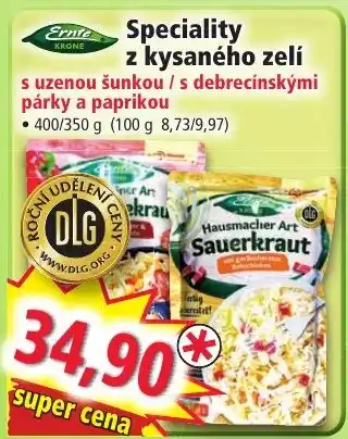 Norma Speciality z kysaného zelí nabídka