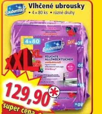 Norma Vlhčené ubrousky nabídka