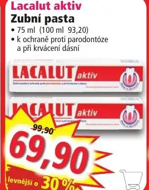 Norma Lacalut aktiv Zubní pasta nabídka