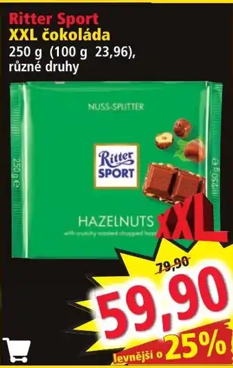 Norma Ritter Sport XXL čokoláda nabídka