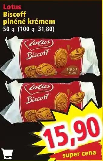 Norma Lotus Biscoff plněné krémem nabídka