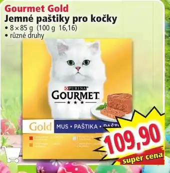 Norma Gourmet Gold Jemné paštiky pro kočky nabídka