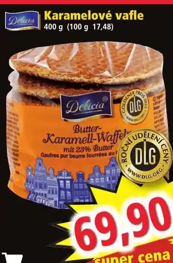 Norma Karamelové vafle nabídka