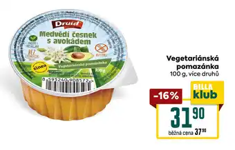 Billa Vegetariánská pomazánka nabídka