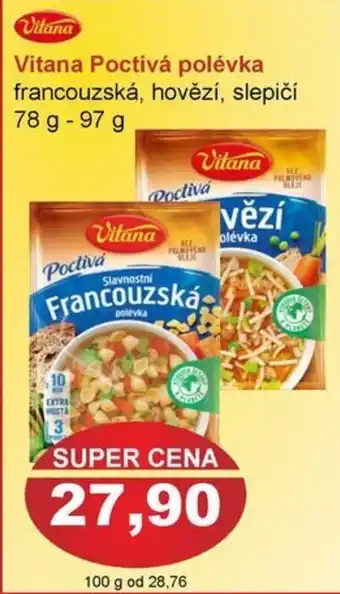 PLUS JIP Vitana Poctivá polévka nabídka