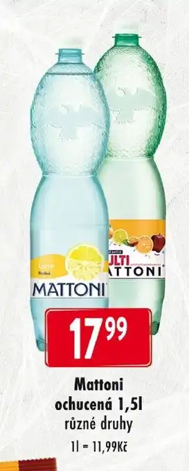 Qanto Mattoni ochucená 1,5L nabídka