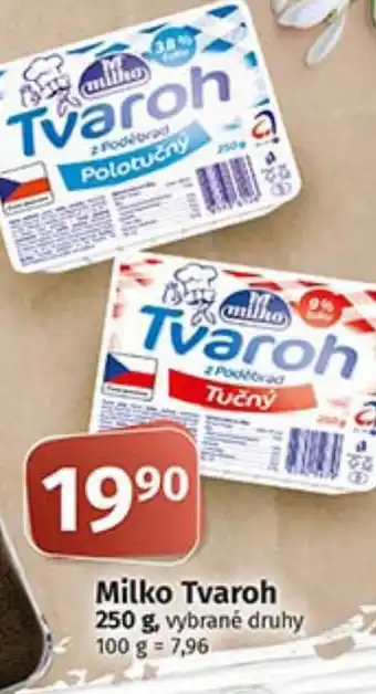 COOP TIP Milko Tvaroh 250 g nabídka