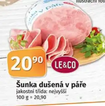 COOP TIP Šunka dušená v páře nabídka