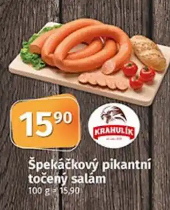 COOP TIP Špekáčkový pikantní točený salám nabídka