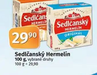 COOP TIP Sedlčanský Hermelín 100 g nabídka