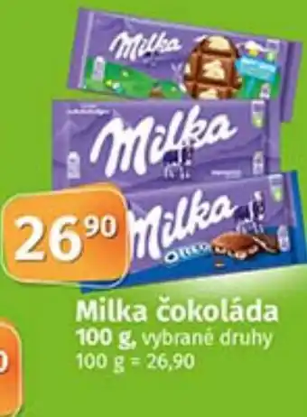 COOP TIP Milka čokoláda 100 g nabídka
