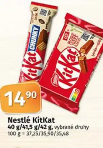 COOP TIP Nestlé KitKat nabídka