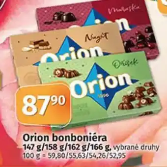 COOP TIP Orion bonboniéra 147 g/158 g/162 g/166 g nabídka