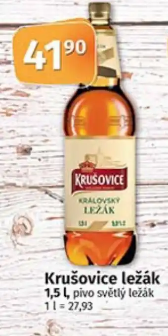 COOP TIP Krušovice ležák 1,5L nabídka
