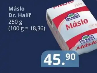 Potraviny CZ Máslo Dr. Halíř 250 g nabídka