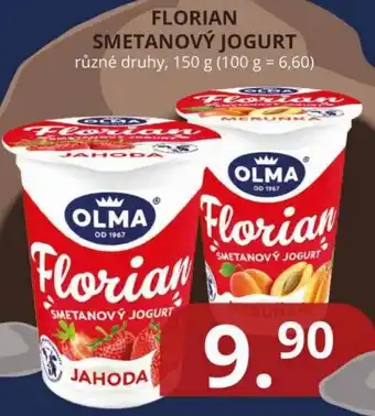 Potraviny CZ FLORIAN SMETANOVÝ JOGURT nabídka