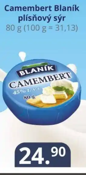 Camembert Blaník plísňový sýr