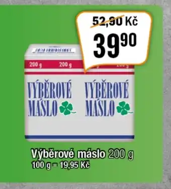 Výběrové máslo 200 g