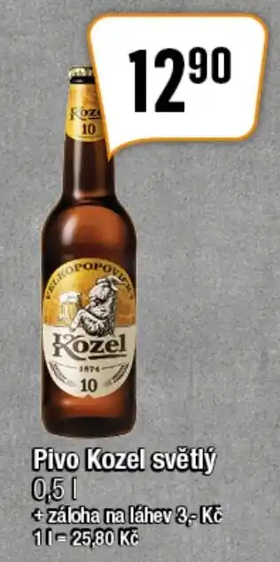 TEMPO Pivo Kozel světlý nabídka