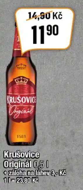 TEMPO Krušovice Originál nabídka