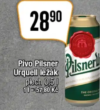 Pivo Pilsner Urquell ležák