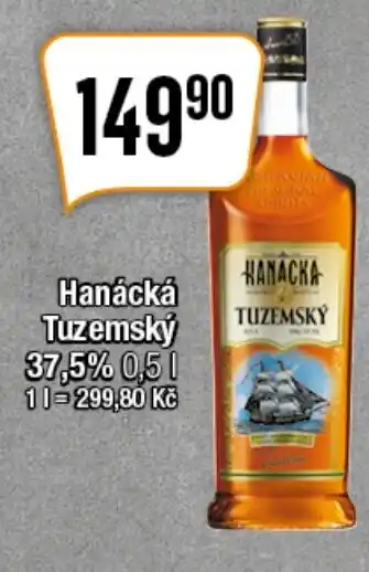 TEMPO Hanácká Tuzemský 37.5% nabídka