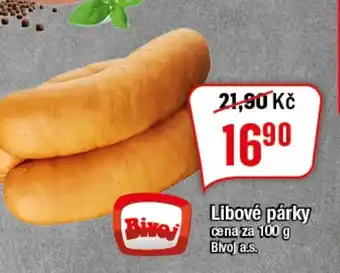 TEMPO Libové párky nabídka